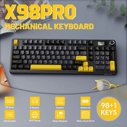 ATTACK SHARK Tri-mode Gasket Mechanical Keyboard
