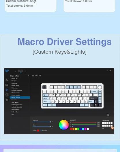 AULA F75 Wireless Gaming Mechanical Keyboard