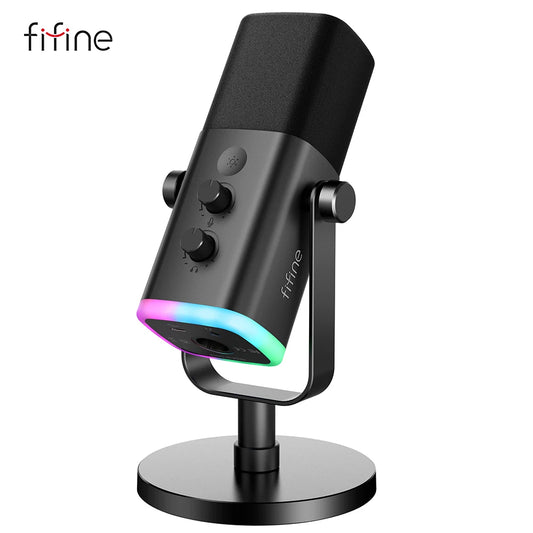 USB/XLR Dynamic Microphone with RGB