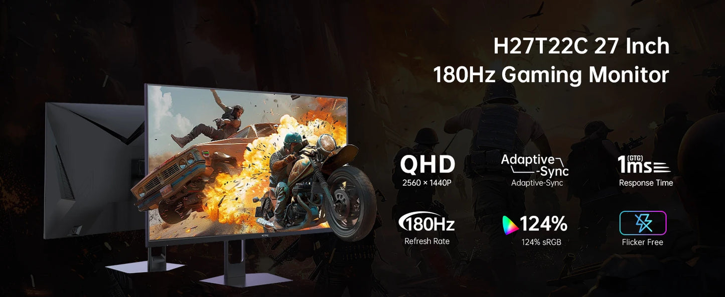 KTC 27" Gaming Monitor 2560x1440 QHD