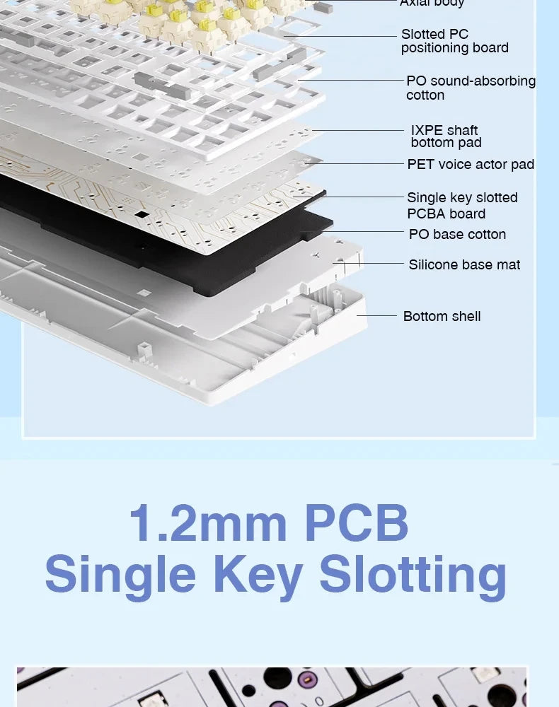 AULA F75 Wireless Gaming Mechanical Keyboard