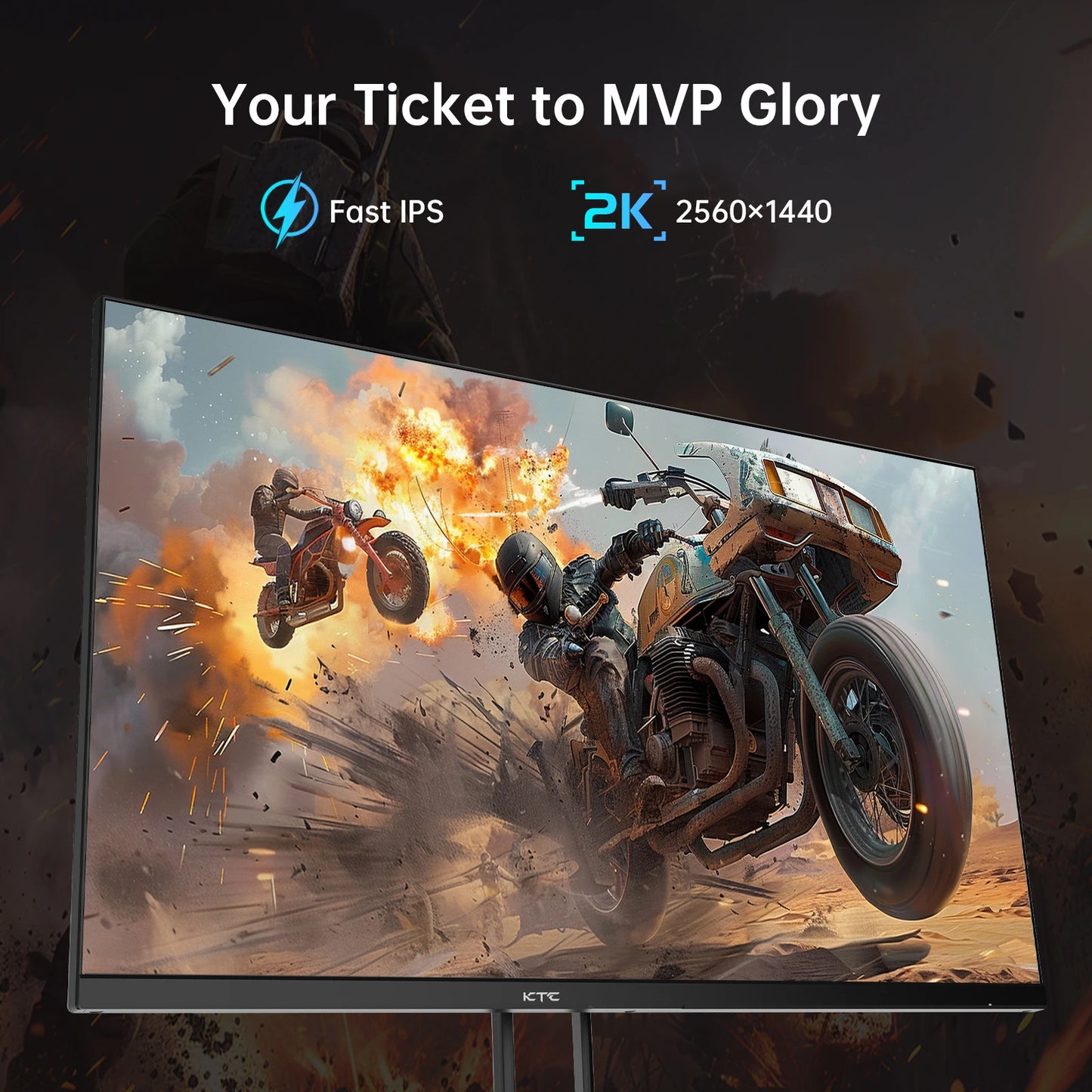 KTC 27" Gaming Monitor 2560x1440 QHD