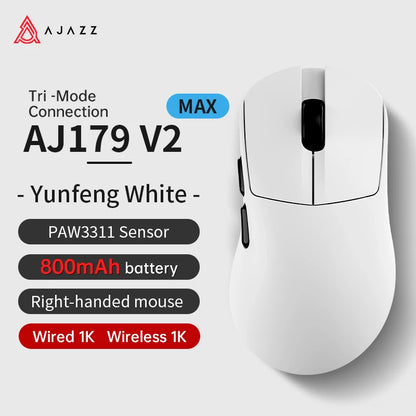 AJAZZ AJ179 PRO  Wireless Mouse with Magnetic Charging Base