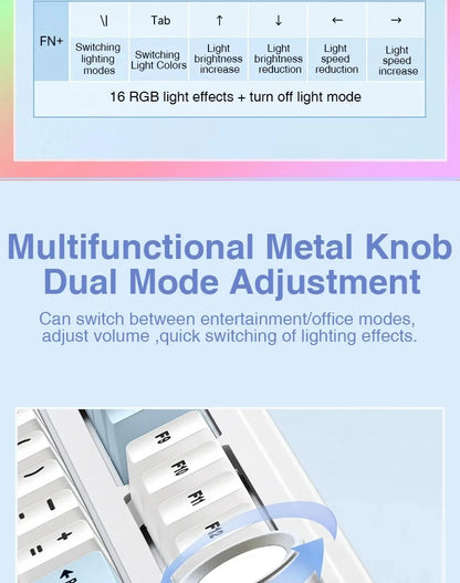 AULA F75 Wireless Gaming Mechanical Keyboard