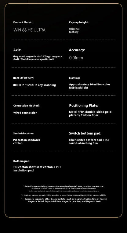 Aula Magnetic Switch Keyboard